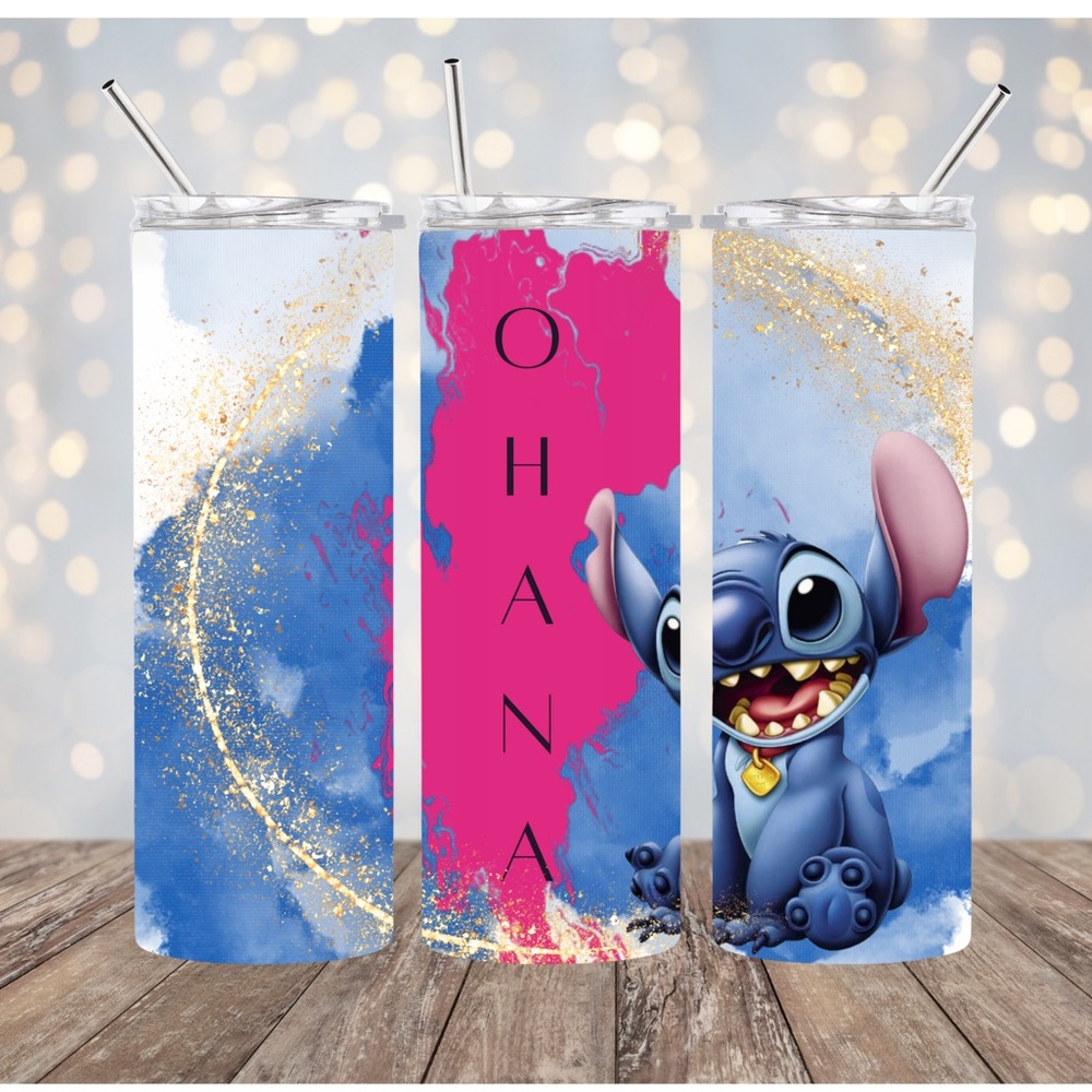 Ohana 20 oz Tumbler - Disney Stitch